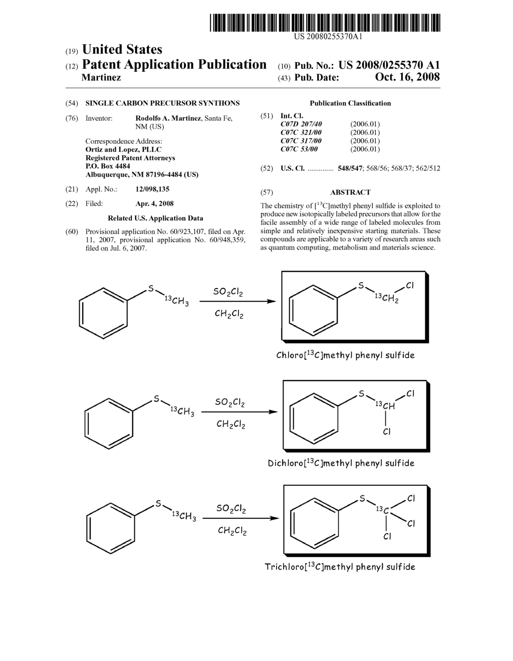 SINGLE CARBON PRECURSOR SYNTHONS - diagram, schematic, and image 01