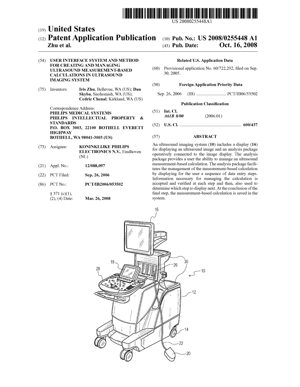 User Interface System and Method for Creating and Managing Ultrasound Measurement-Based Calculations in Ultrasound Imaging System - diagram, schematic, and image 01