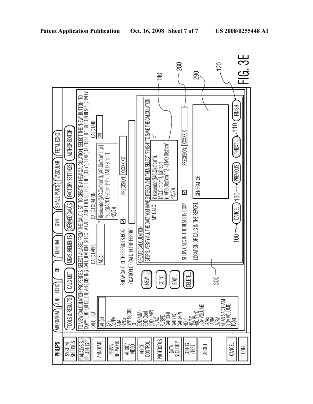 User Interface System and Method for Creating and Managing Ultrasound Measurement-Based Calculations in Ultrasound Imaging System - diagram, schematic, and image 08