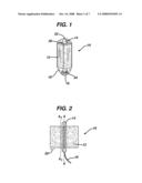 Tampon with flexible panels diagram and image