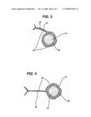 Tampon with flexible panels diagram and image