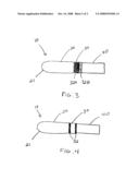 Applicator having an enhanced gripping region diagram and image