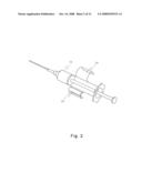 HYPODERMIC SYRINGE WITH VIAL ATTACHMENT diagram and image