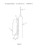 HYPODERMIC SYRINGE WITH VIAL ATTACHMENT diagram and image