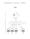 SERVER APPARATUS, CONTENT PROCESSING METHOD THEREFOR, CONTENT PROCESSING PROGRAM THEREFOR, SERVER SYSTEM AND RECORDING MEDIUM diagram and image