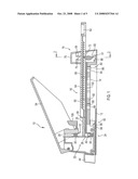 Device for filling cigarette tubes with tobacco diagram and image