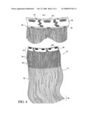 Removable and Resuable Hair Extension diagram and image