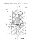 Vibration resistant proportional valve and method for damping vibrations during regulation of fluid flow diagram and image