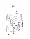 Wire Harness Leading-Out Port Structure of Electric Connection Box diagram and image