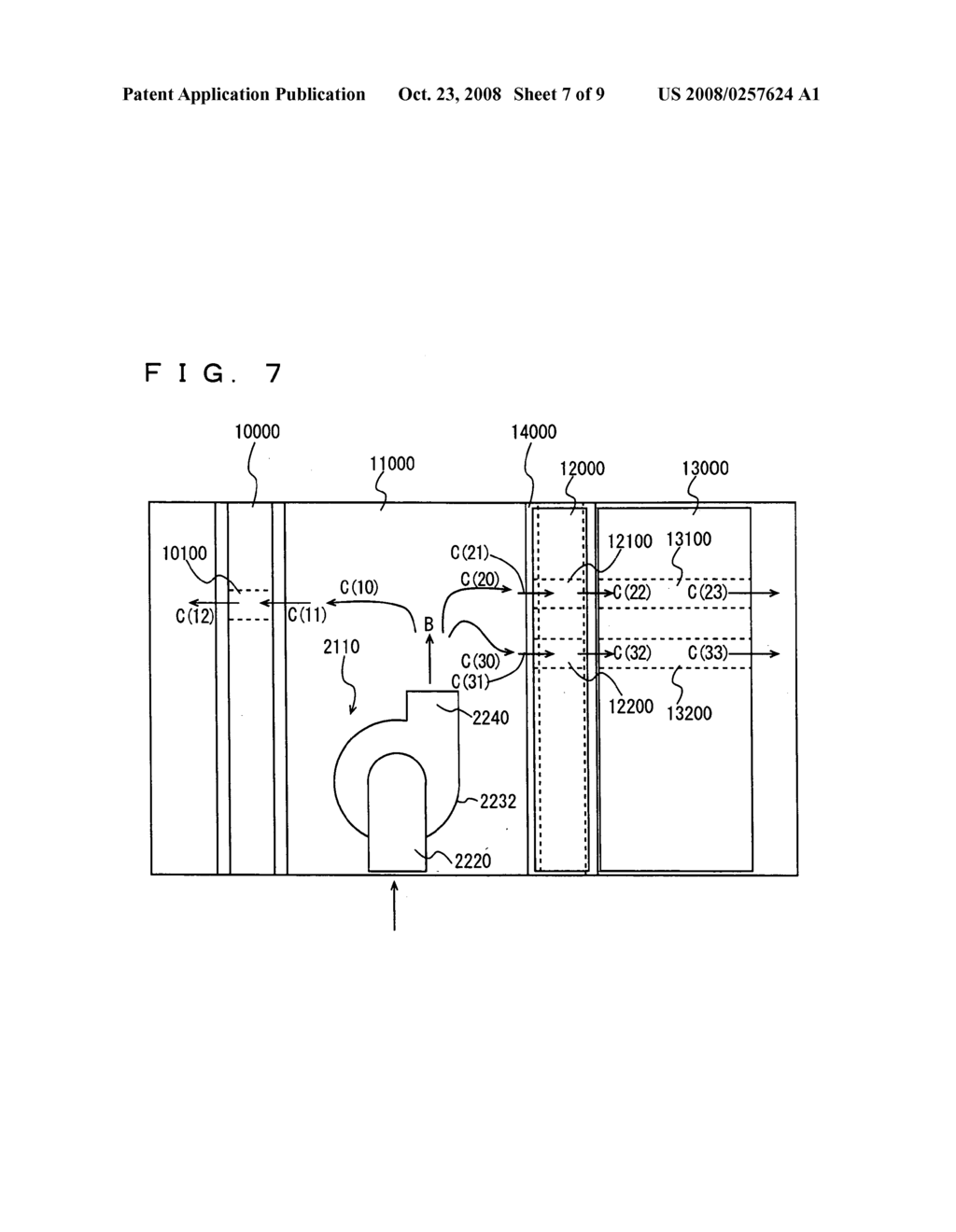 Cooling device for electric apparatus mounted on vehicle - diagram, schematic, and image 08