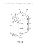 Storage box for electronic apparatus diagram and image