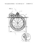 Process for the Surface Treatment of Hollow Parts, Tank for Implementing Such a Process, and Continuous Surface Treatment Process and Installation Using Such a Tank diagram and image