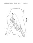 VEHICLE ARTICLE CARRIER HAVING SWING IN PLACE CROSS BARS diagram and image