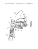 VEHICLE ARTICLE CARRIER HAVING SWING IN PLACE CROSS BARS diagram and image