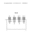 Self-Aligned Gate Structure, Memory Cell Array, and Methods of Making the Same diagram and image