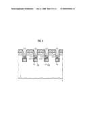 Self-Aligned Gate Structure, Memory Cell Array, and Methods of Making the Same diagram and image