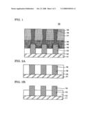 Semiconductor device having a tapered plug diagram and image