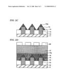 Semiconductor device having a tapered plug diagram and image