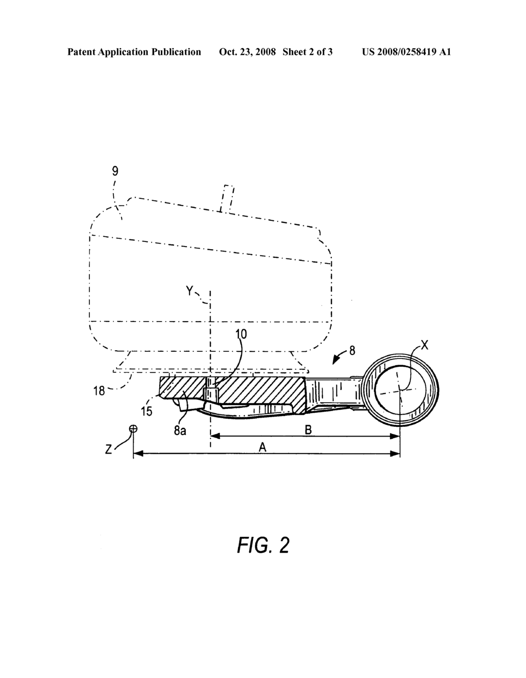 Suspension for a wheel of a motor-vehicle, in particular a bus - diagram, schematic, and image 03