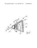 Wind Deflector for a Sliding Roof diagram and image