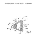 Wind Deflector for a Sliding Roof diagram and image