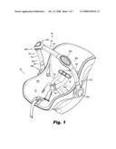 INFANT CARRIER HANDLE diagram and image