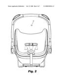 INFANT CARRIER HANDLE diagram and image