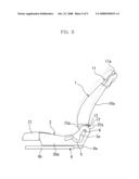 Automobile Seat with Impact-Absorbable Seatback diagram and image