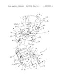 Juvenile Vehicle Seat With Forward-Folding Headrest and Rearward-Folding Foundation diagram and image