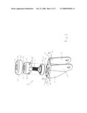 SWIVEL YOKE FOR SUPERMARKET MOBILE MATERIAL HANDLING EQUIPMENT diagram and image