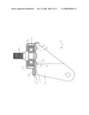 SWIVEL YOKE FOR SUPERMARKET MOBILE MATERIAL HANDLING EQUIPMENT diagram and image