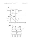 Method and device for carrying out a braking process diagram and image