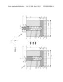 Spring loaded microwave interconnector diagram and image