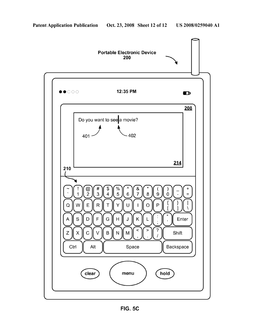 Method, System, and Graphical User Interface for Positioning an Insertion Marker in a Touch Screen Display - diagram, schematic, and image 13