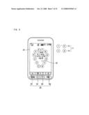 METHOD OF CONTROLLING MOBILE COMMUNICATION DEVICE EQUIPPED WITH TOUCH SCREEN, COMMUNICATION DEVICE AND METHOD OF EXECUTING FUNCTIONS THEREOF diagram and image