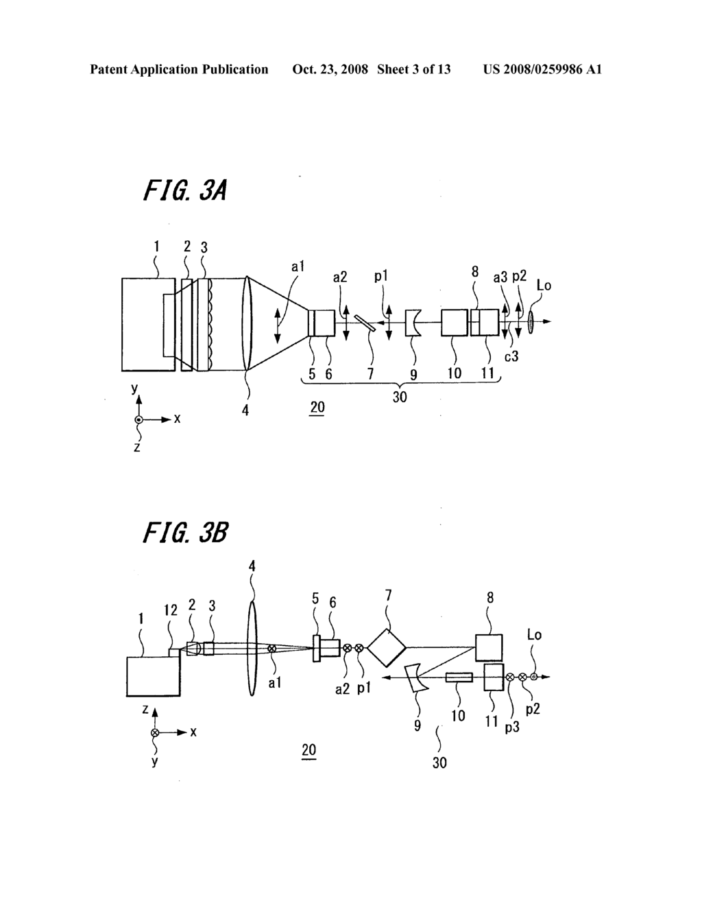 Laser light source apparatus and image generating apparatus using such laser light source apparatus - diagram, schematic, and image 04