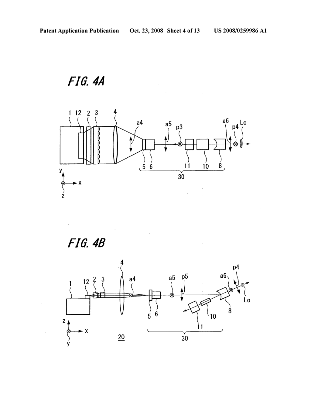 Laser light source apparatus and image generating apparatus using such laser light source apparatus - diagram, schematic, and image 05