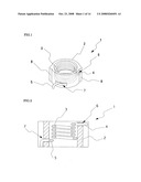 Fall-Off Preventing Element and Loosening Preventing Nut diagram and image