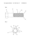 Bolt and thread rolling die and the manufacture of the bolt diagram and image