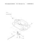 CARRIER FOR CARRYING A PACKAGED CHIP AND HANDLER EQUIPPED WITH THE CARRIER diagram and image