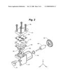 Integrated pump and motor diagram and image