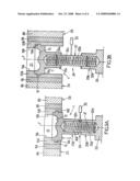 Molding Device with Hight-Adjustable Base for Molding Thermoplastic Containers of Various Heights diagram and image