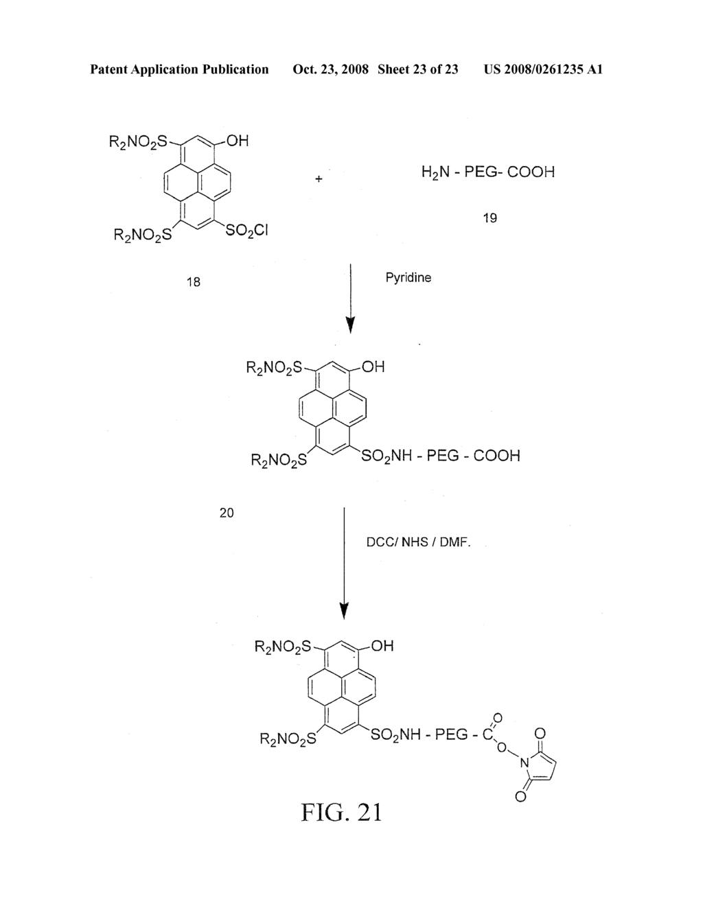 Novel Green and Orange Fluorescent Labels and Their Uses - diagram, schematic, and image 24