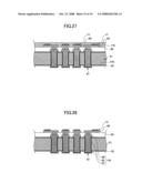 SUBSTRATE HAVING HIGH ELECTRICAL CONNECTION RELIABILITY OF A PENETRATING VIA CONNECTED TO WIRINGS AND A METHOD FOR MANUFACTURING THE SAME diagram and image