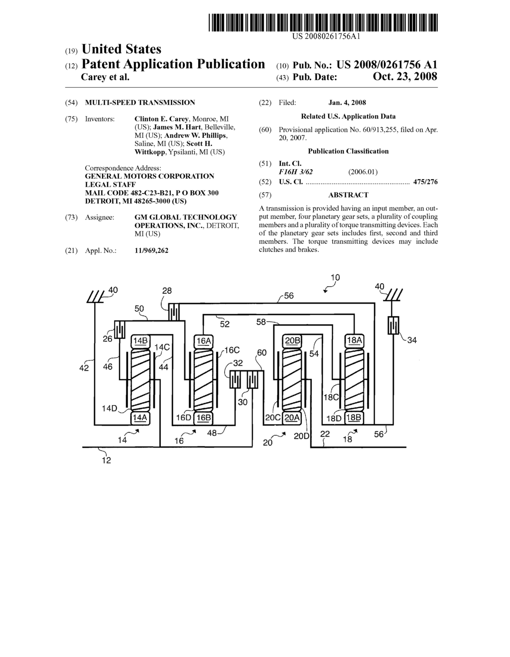 MULTI-SPEED TRANSMISSION - diagram, schematic, and image 01