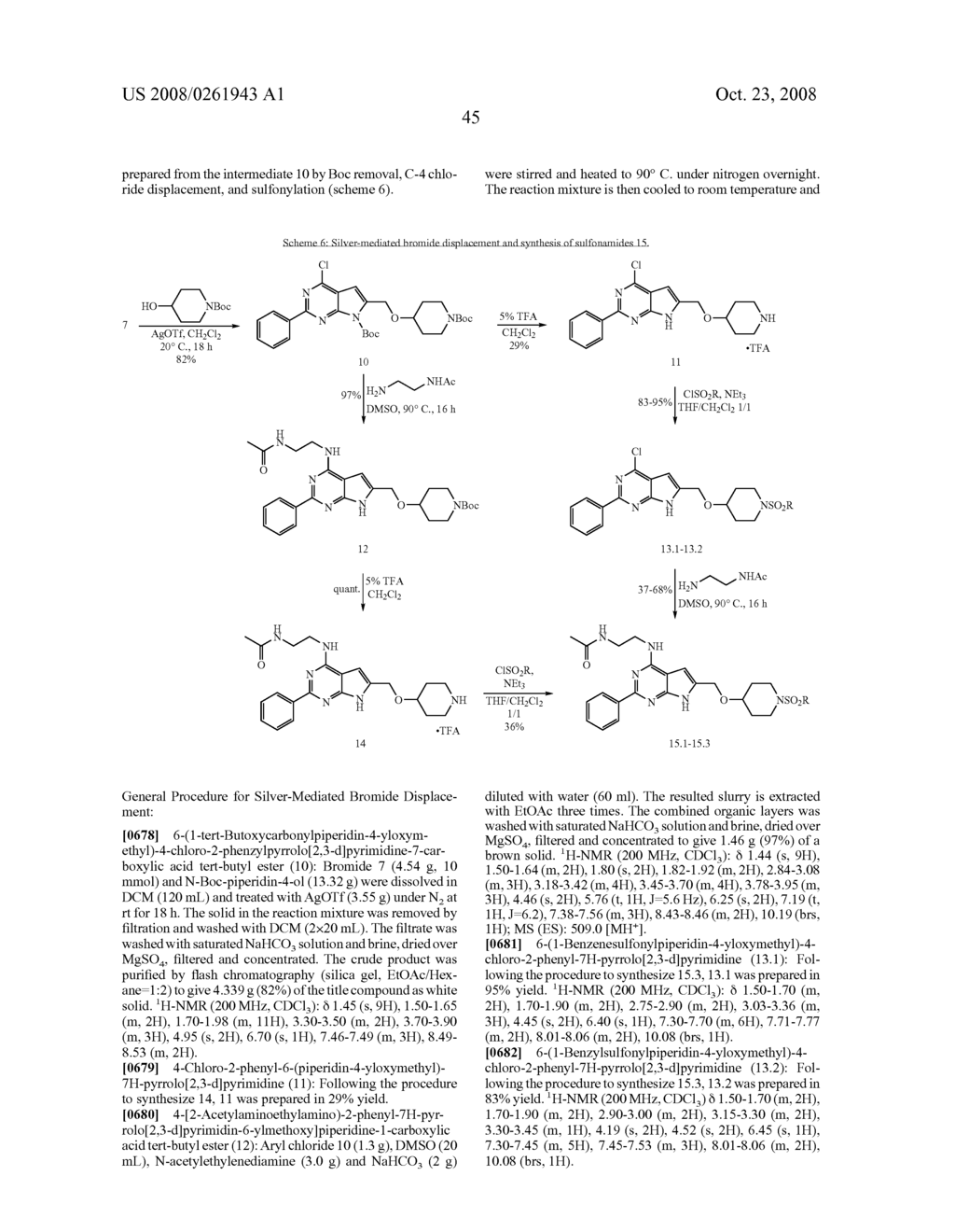 PYRROLOPYRIMIDINE A2B SELECTIVE ANTAGONIST COMPOUNDS, THEIR SYNTHESIS AND USE - diagram, schematic, and image 46