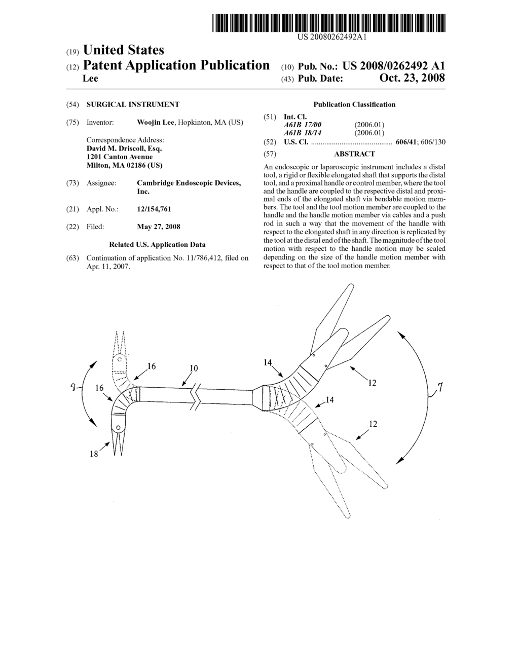 Surgical Instrument - diagram, schematic, and image 01