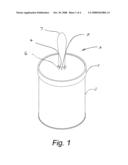 Brush storage device diagram and image