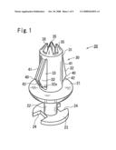 EA member, and clip and structure for securing the same diagram and image