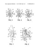 Clip-style hearing protector diagram and image